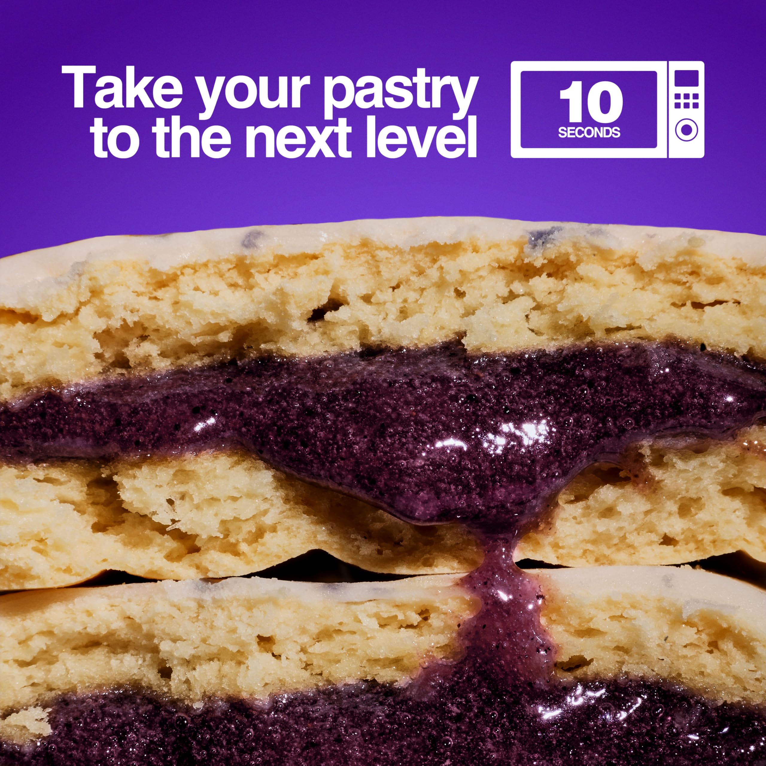 Legendary Foods 22g Protein Pastry on plate, convenient breakfast or snack
