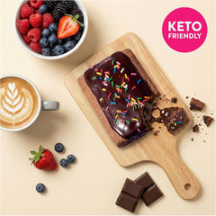 Legendary Foods Breakfast-on-the-go pastry paired with coffee.