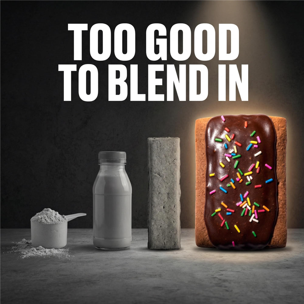 Legendary Foods Protein Pastry Double Chocolate bite texture and rich aroma.
