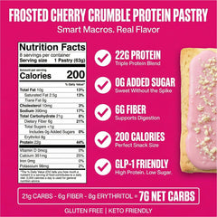 Legendary Foods Zero Added Sugar Pastry: low-carb indulgence for diabetic-friendly meals.