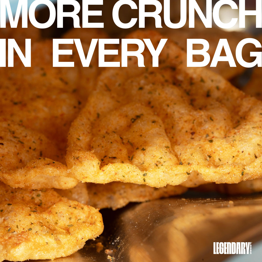 Legendary Foods Zesty Ranch chips pair well with dips for enhanced flavor