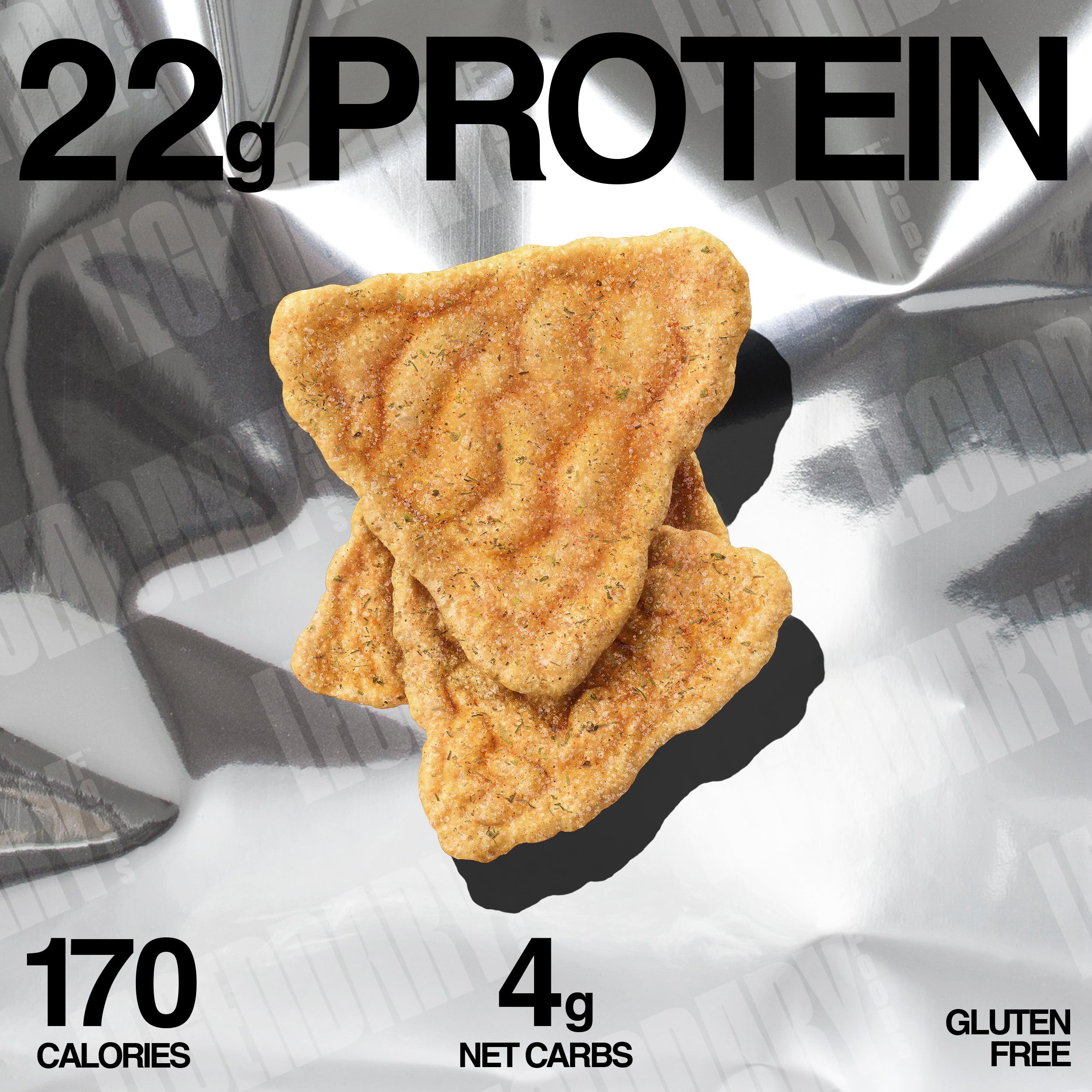 Legendary Foods Zesty Ranch protein chips ideal for gym bags and lunch boxes