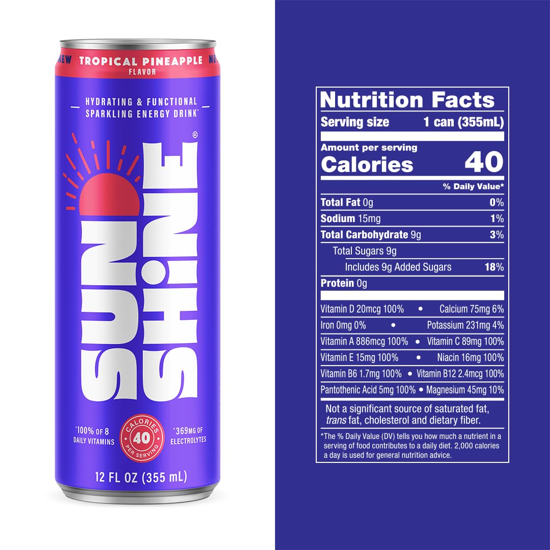 Legendary Sunshine bottle showing natural caffeine boost for focus and alertness