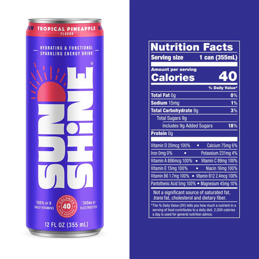 Legendary Sunshine bottle showing natural caffeine boost for focus and alertness