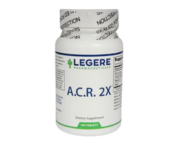 Legere A.C.R 2X bottle with label emphasizes natural cleansing herbs.
