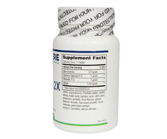 Legere A.C.R 2X product in use on nightstand with water.