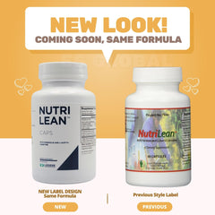 Legere NutriLean capsules close-up showing pantothenic acid and L-acetyl carnitine