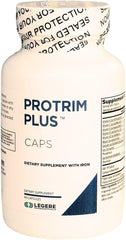 Legere ProTrima Plus capsules close-up showing vitamins and minerals.