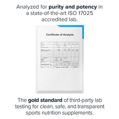 LEGION HMB third-party tested badge confirms safety and accuracy