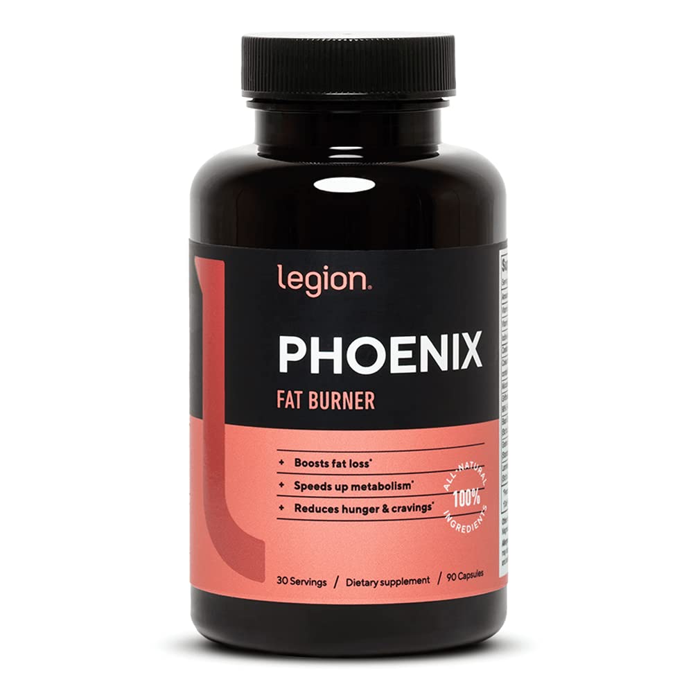 LEGION Phoenix bottle front view for on-the-go metabolism support.