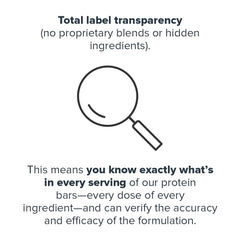 Legion Protein Bar closeup highlights texture and chocolate-peanut butter goodness.