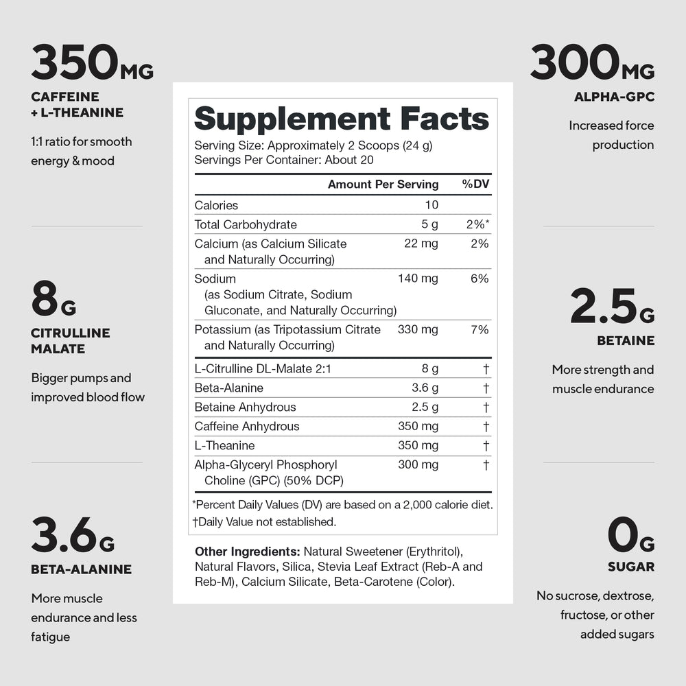 LEGION Pulse label highlights artificial-sweetener-free formula