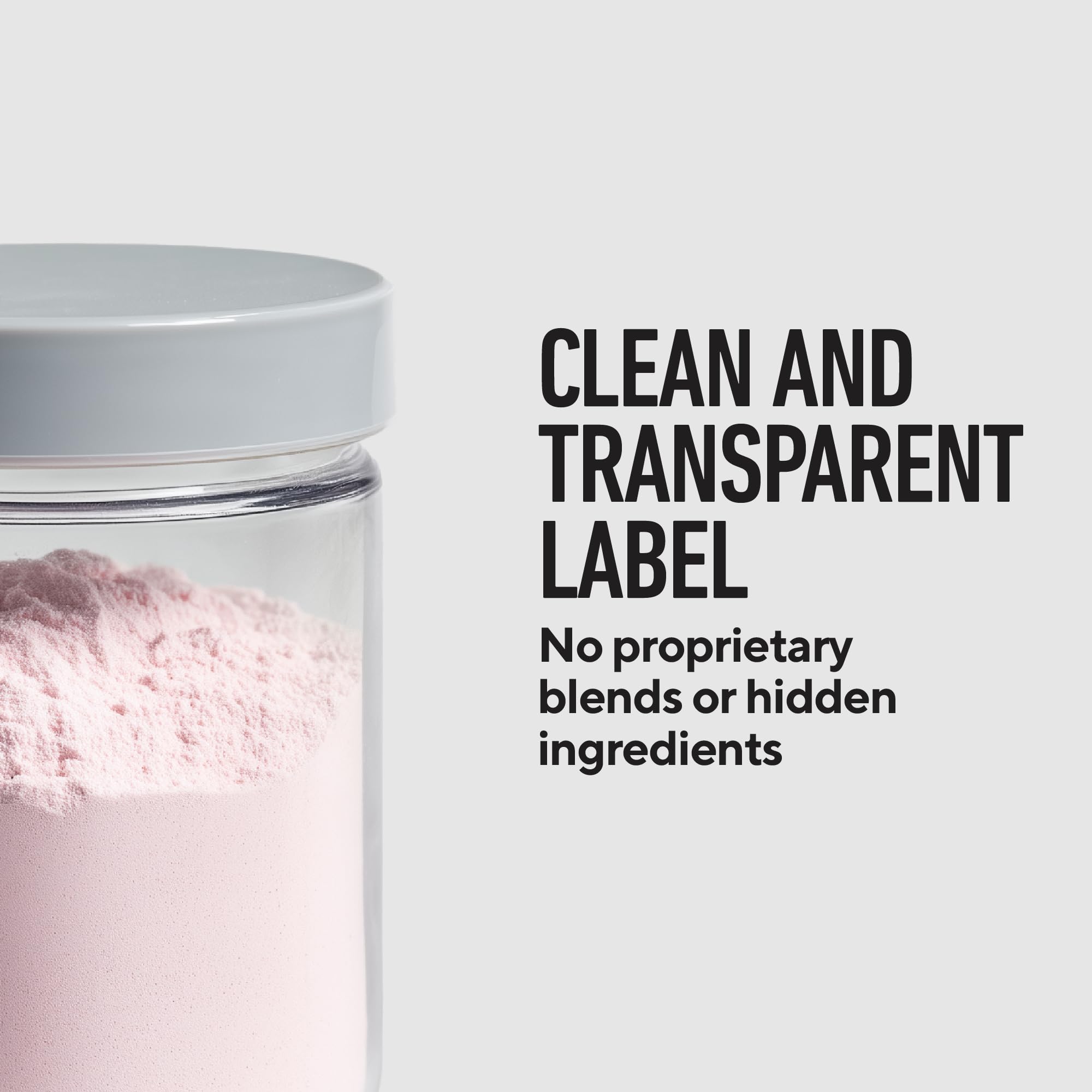 LEGION Pulse bottle label close-up emphasizes transparent ingredients