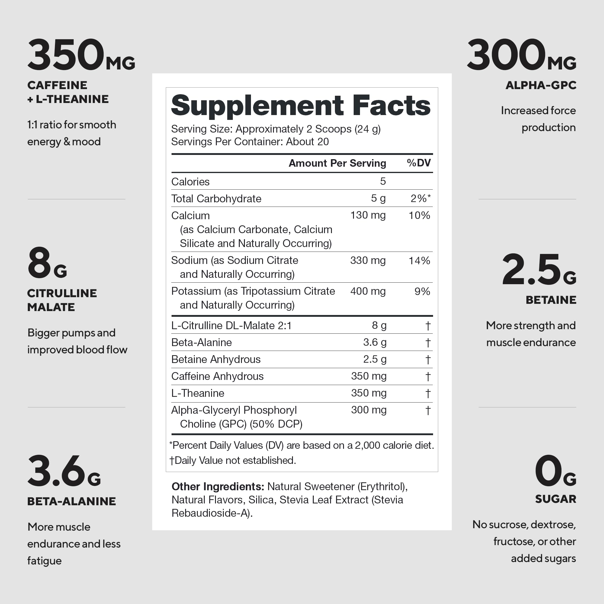LEGION Pulse pre-workout mixed in glass for focus and stamina
