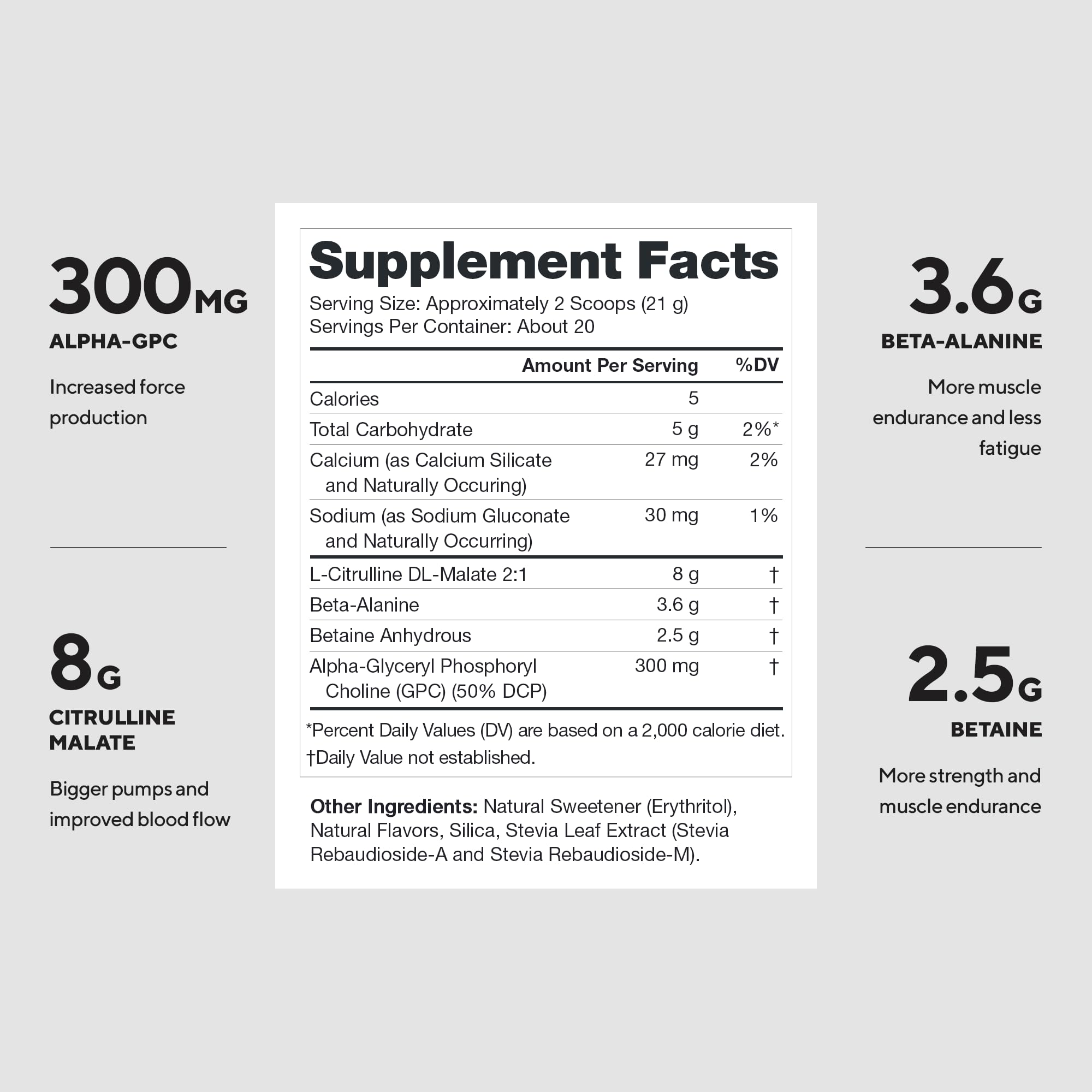 LEGION Pulse label closeup showing clean ingredients and transparent label for trust