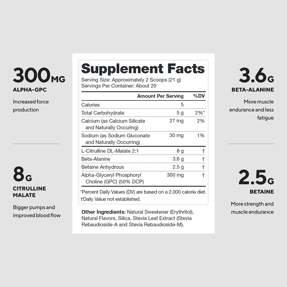 LEGION Pulse label closeup showing clean ingredients and transparent label for trust