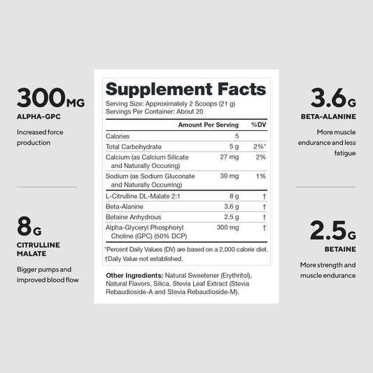 LEGION Pulse label closeup showing clean ingredients and transparent label for trust