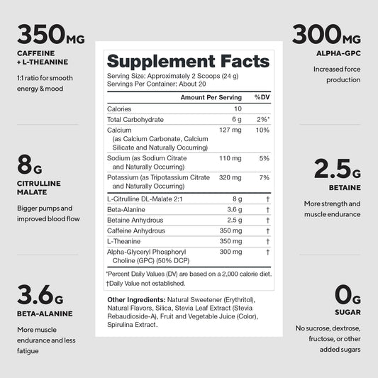 LEGION Pulse preworkout scoop closeup showing precise serving for consistent energy