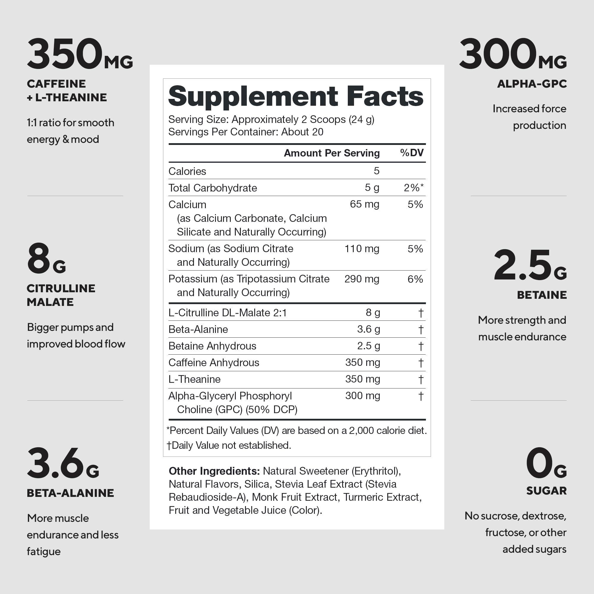 LEGION Pulse pre-workout scoop beside canister highlighting measured dosing for reliable servings.