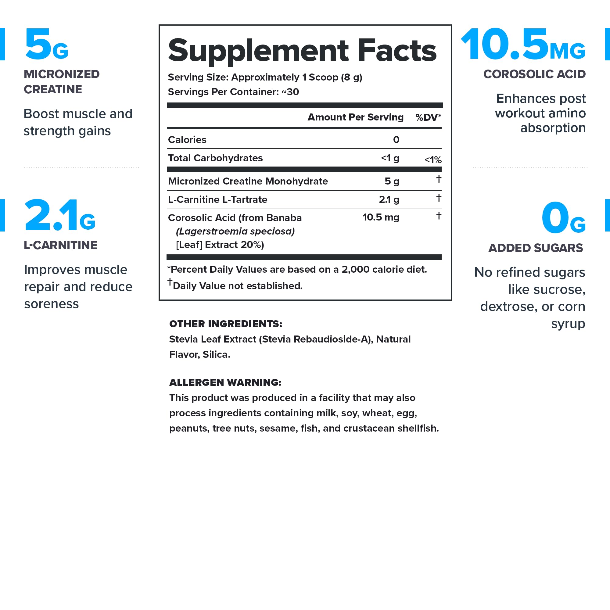 LEGION Recharge measuring scoop demonstrates precise dosing for consistent supplementation.