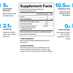 LEGION Recharge measuring scoop demonstrates precise dosing for consistent supplementation.