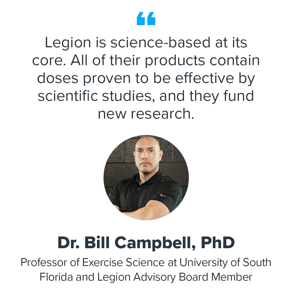 Legion Recharge post-workout scene emphasizing convenient, science-backed muscle support.