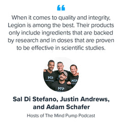 Legion Recharge ISO-certified labels and third-party testing add trust and safety