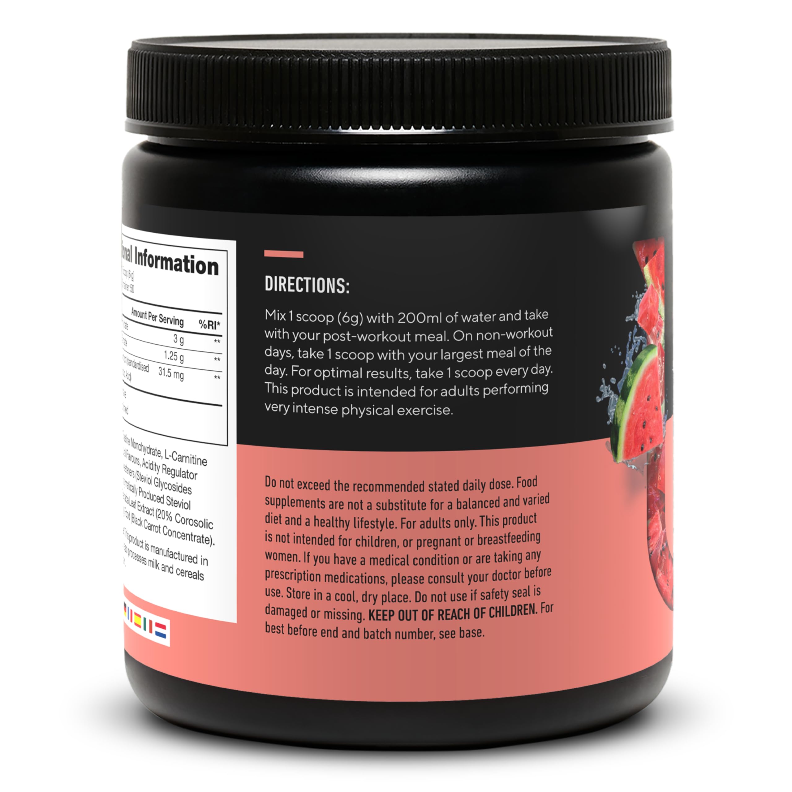 LEGION Recharge watermelon glass ready-to-drink after training