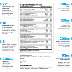 LEGION Triumph capsules closeup highlighting ingredients for athletes.