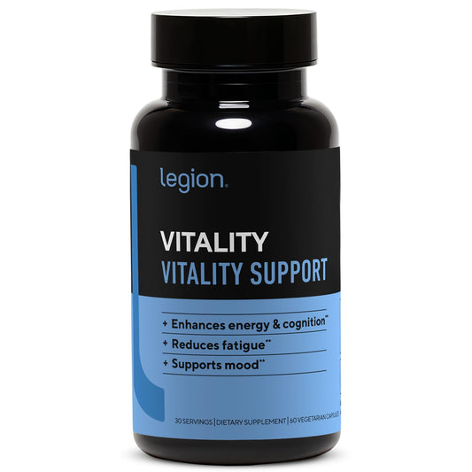 LEGION Vitality blueboreal blueberry blend capsule supporting steady energy