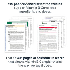 LEGION Vitamin B-Complex label detail signaling transparent formula
