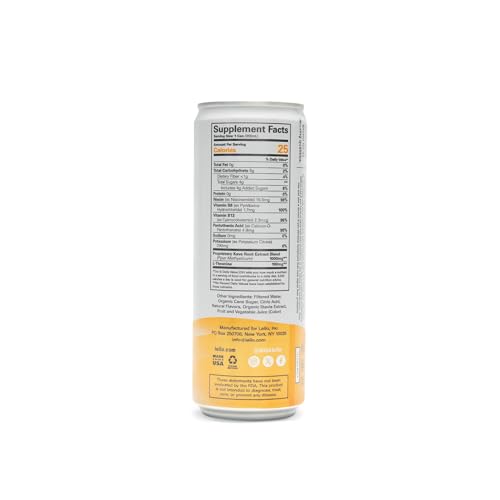 Chilled Leilo can with ice, ready to spark a moment anytime.