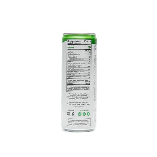 Vibrant lime color of LEILO can suggesting citrus-forward flavor