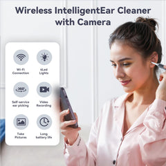 LEIPUT ear-cleaner camera with 360-degree view for thorough inspection.
