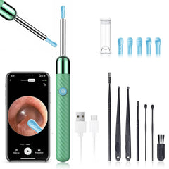 LEIPUT ear wax removal kit with 1080p ear camera for clear inspection