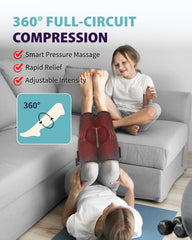 LEISPO massager with 3 intensity levels adjusts to user preference.