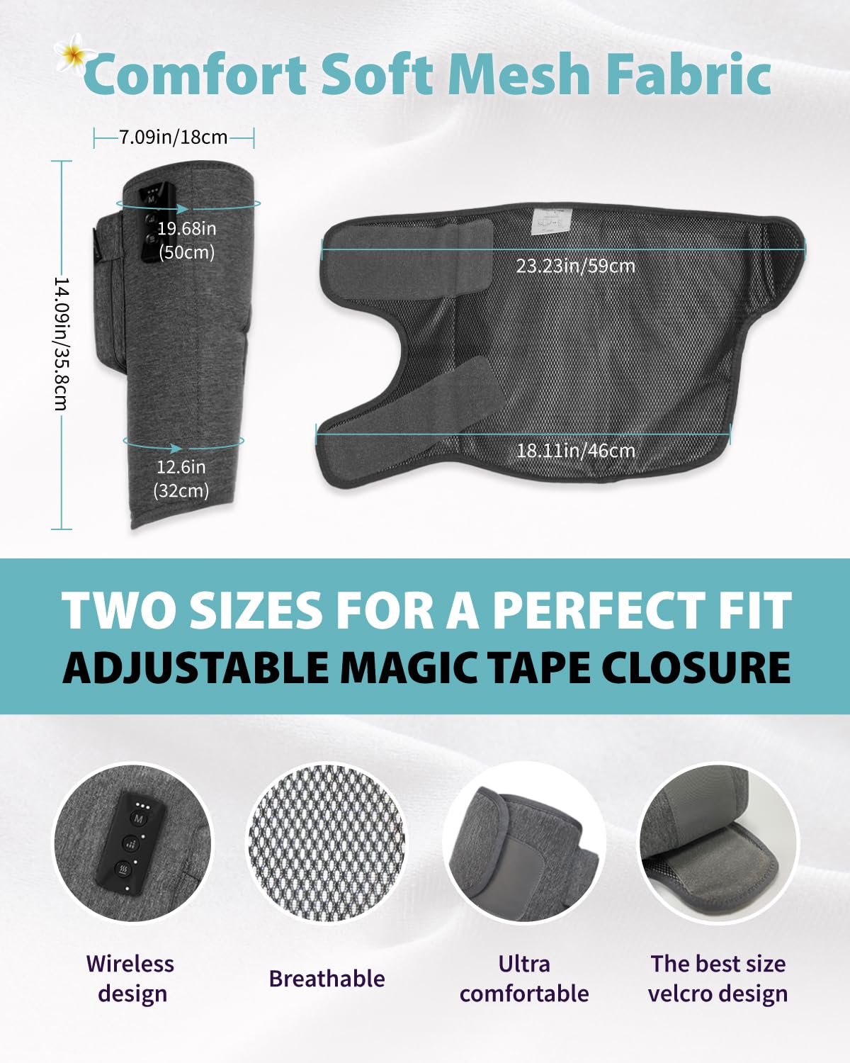 LEISPO secure-fit strap and neoprene ensure stable wear during sessions.