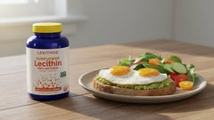 Lekithos lecithin nutrition panel highlights phospholipids and omega 6