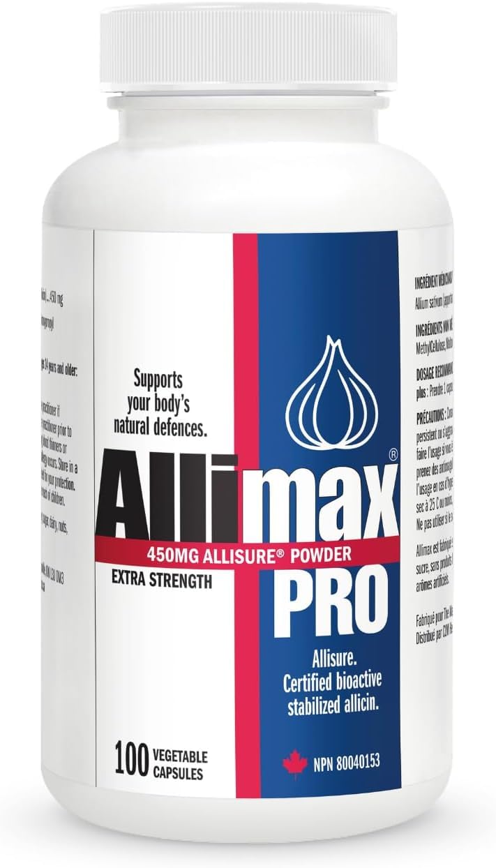 lekullna Allicin Garlic Supplement bottle front promoting daily immune wellness.