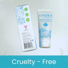 LEMYKA non-greasy finish on forearm close-up