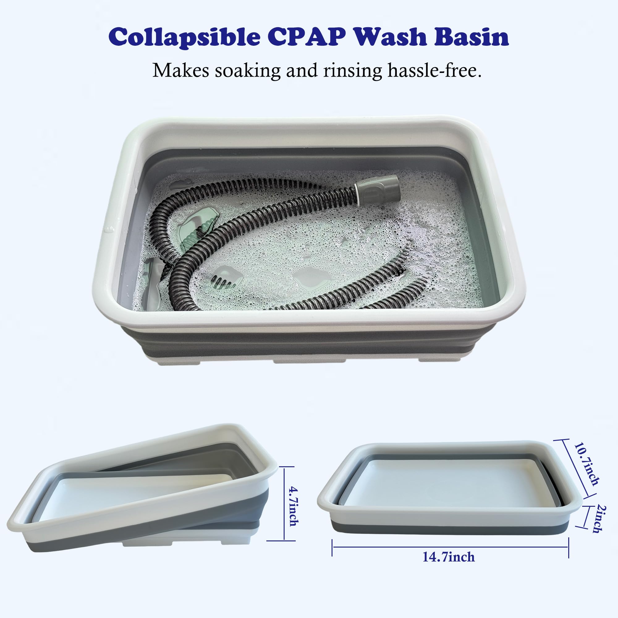 Lemintae CPAP hose hanger keeps hose dry and organized after cleaning