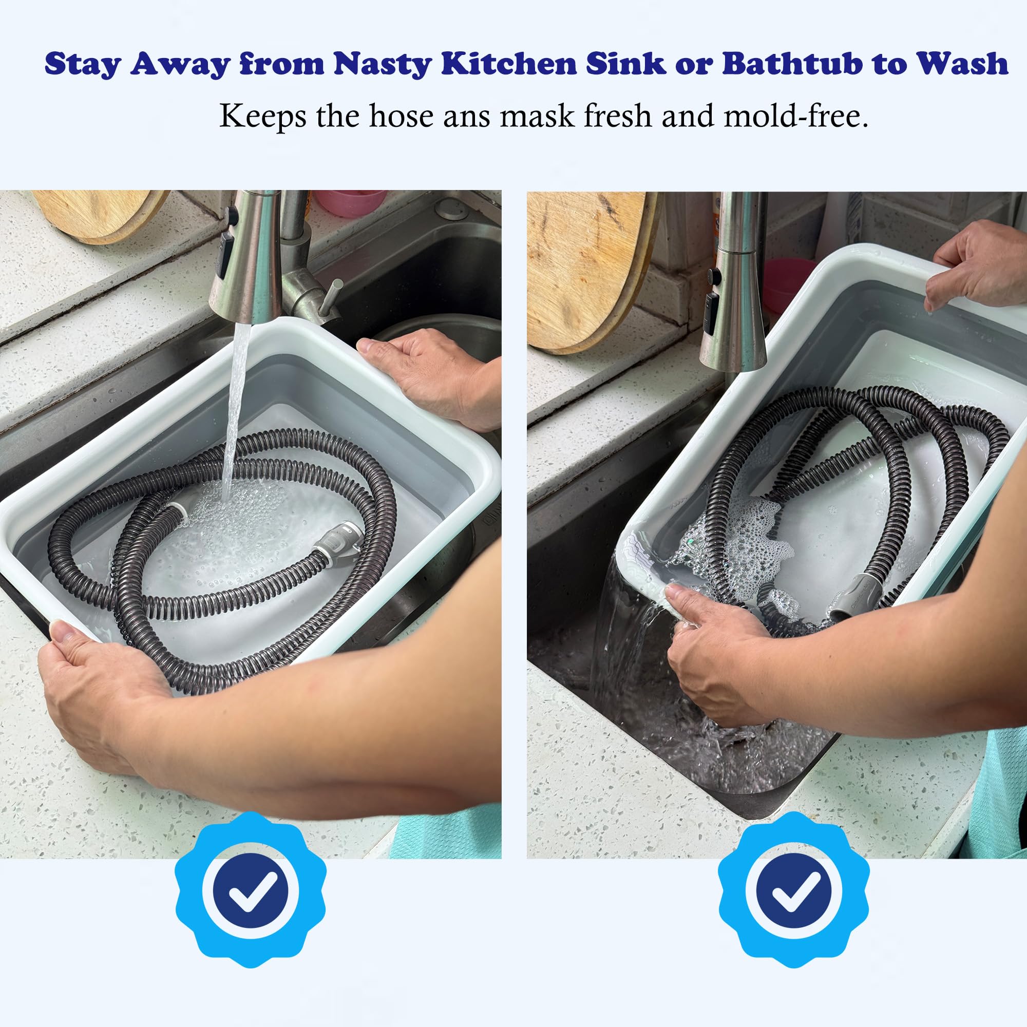 Lemintae CPAP cleaning kit keeps accessories mold-free with organized drying