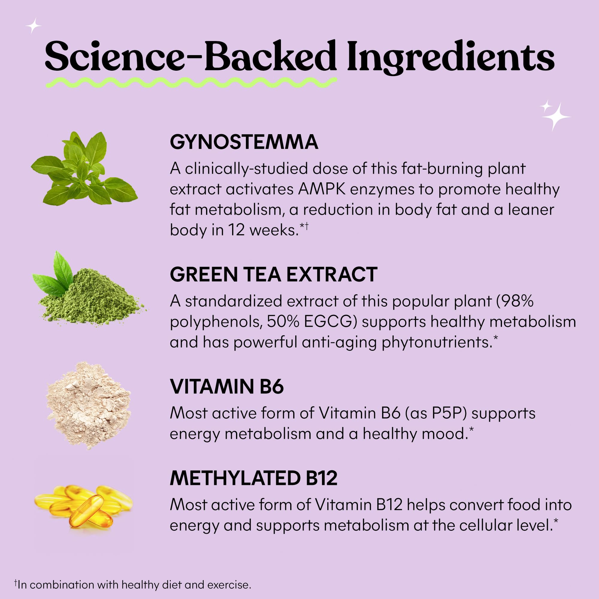 Lemme Burn Actiponin gynostemma bottle emphasizing natural plant extract for metabolic pathways.