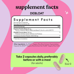 Lemme Debloat science backed strains image emphasizing surviving stomach acid