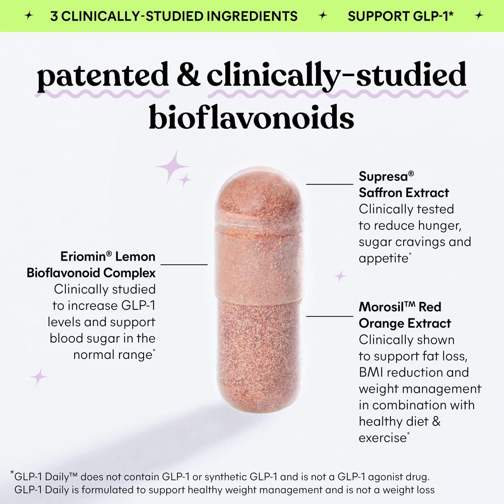 Lemme GLP-1 Daily capsules for craving control during the day.
