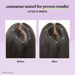 Lemme Grow bottle on vanity for daily hair wellness