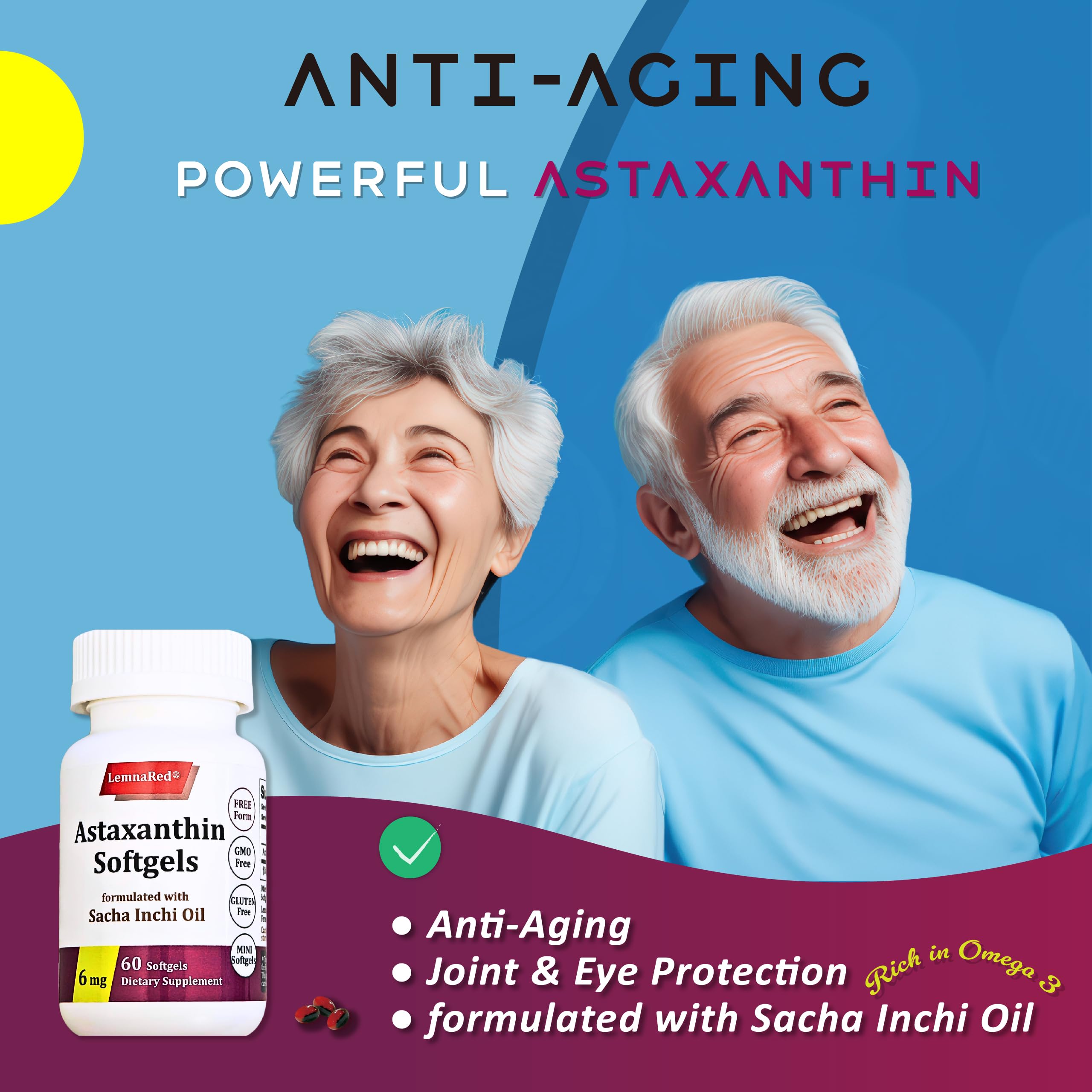 LemnaRed product card highlights omega-3 enrichment.