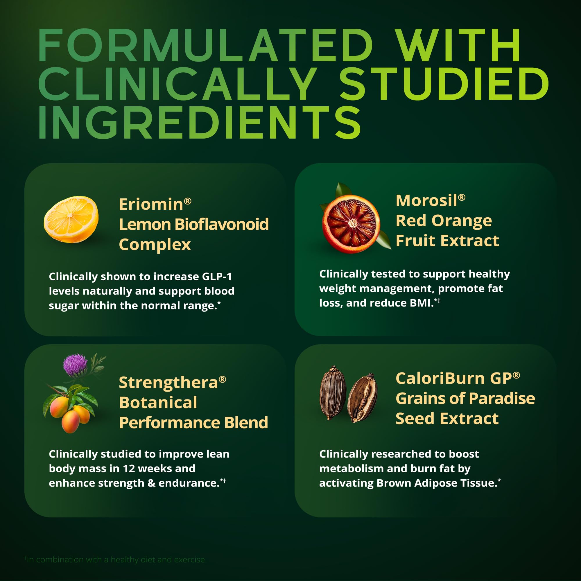 Close-up of GLP-1 Strength label highlighting premium wellness with Lemon Lean Labs