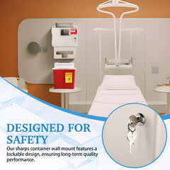 LemonRoad mounting hardware for secure wall installation in clinics or labs