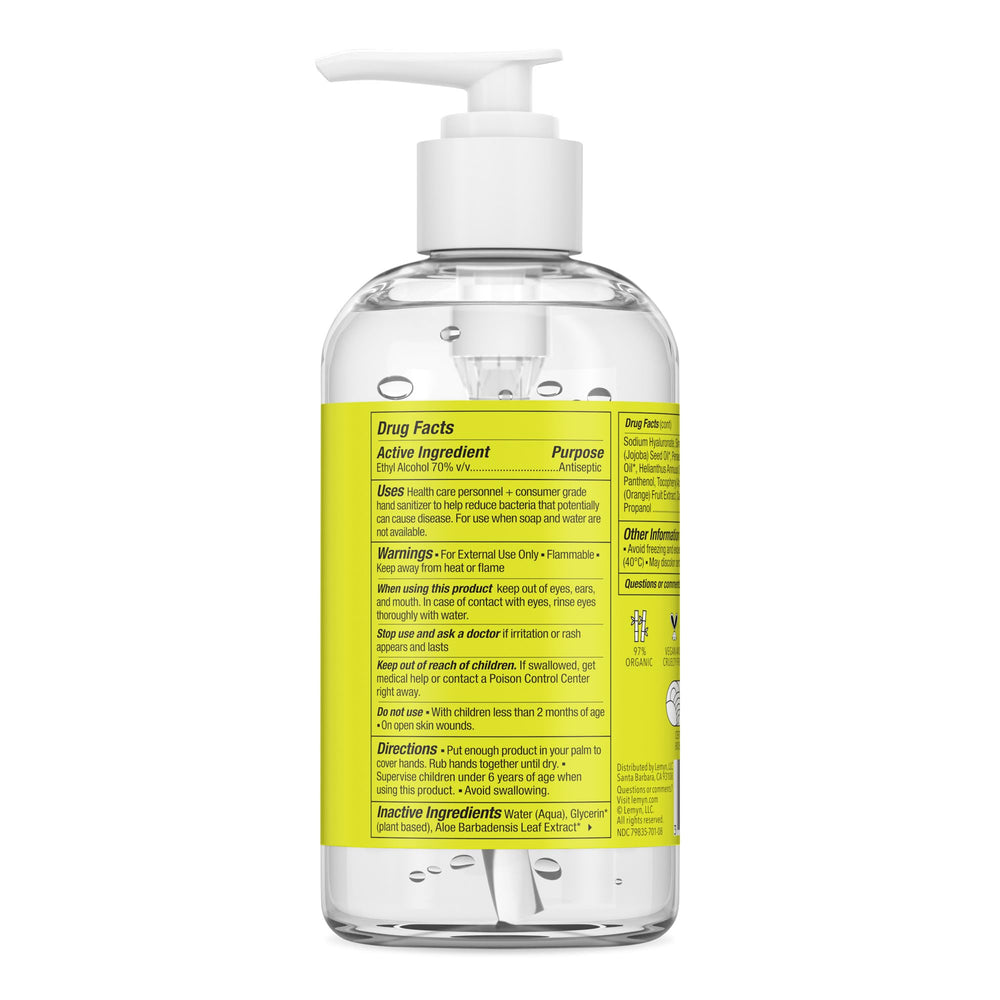 Lemyn Organics four-pack packaging image showing four 8 oz bottles with pumps